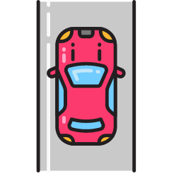 Driving Car (Red) Icon, driving,car,red