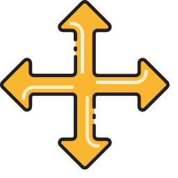 Four Way Intersection Sign Icon, intersection,four way,sign