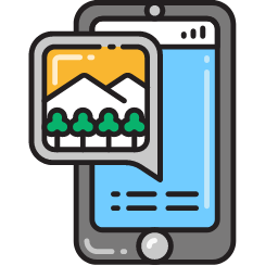 Map Chat on Phone Icon, map,chat,phone