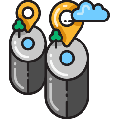 Multiple Destinations (Tanks) Icon, multiple,destinations,tanks