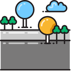 Multiple POIs (Trees and Ball) Icon, multiple,POIs,trees