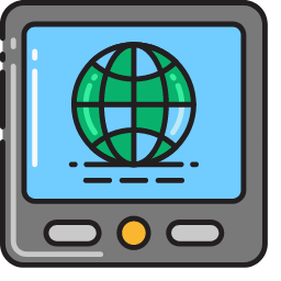 Navigation App on Phone Icon, navigation,app,phone