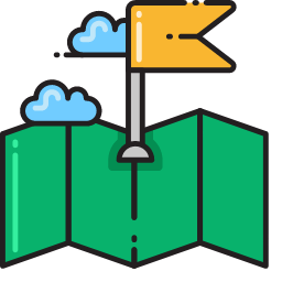 Paper Map Destination Icon, map,paper,destination