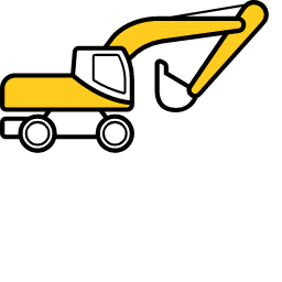 Excavator 1 Icon, excavator,construction,equipment