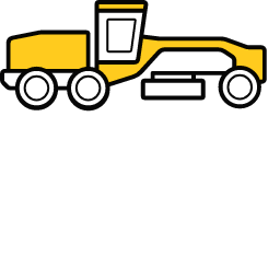 Road Grader Icon, road grader,construction,equipment