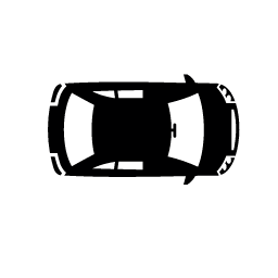 Sedan Car (Simplified Top - view) Icon, car,sedan