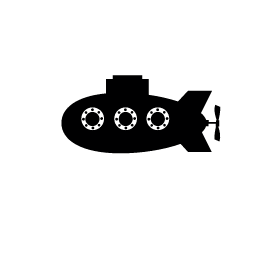 Submarine Icon, ship,submarine