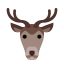 Deer Head Icon, animal,deer,mammal