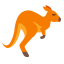 Kangaroo Icon, kangaroo,animal,mammal