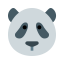 Panda Head Icon, panda,animal,mammal