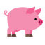 Pig Icon, animal,mammal,pig