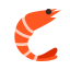 Prawn Icon, animal,marine,prawn