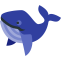 Whale Icon, whale,marine,animal