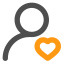 Follow Icon, follow,heart