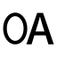OA Office Icon, OA,office,text