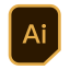 Adobe AI Icon, Adobe AI,vector,Adobe