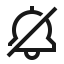 Notification Off Icon, notification off,bell off
