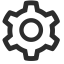 Settings Gear Icon, configuration,gear,settings