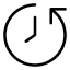 History Clock Icon, clock,history