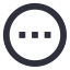 Circle Dots Icon, menu,more