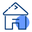 Home Icon (Blue) Icon, home,house,main