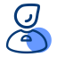Profile Icon (Blue) Icon, account,profile,user