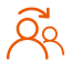 People with Arrow Icon, arrow,people