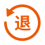Return Arrow with Text Icon, arrow,return