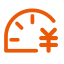 Speedometer with Yen Icon, speedometer,yen