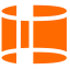 Hologres Orange Icon, Hologres,data,orange
