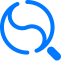 OpenSearch Blue Icon, OpenSearch,blue,search