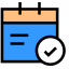 Acceptance Configuration Icon, acceptance,configuration,calendar