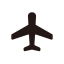 Airplane Icon (Black) Icon, airplane,travel,transportation