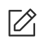 Edit Icon (White Outline) Icon, edit,pencil,outline