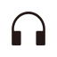 Headphones Icon (Black) Icon, audio,headphones,music