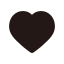 Heart Icon (Black) Icon, heart,like,love
