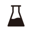 Lab Flask Icon (Black) Icon, experiment,lab flask,testing