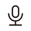 Microphone Icon (White Outline) Icon, microphone,outline,voice
