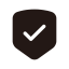 Security Check Icon (Black) Icon, security,checkmark,confirmation
