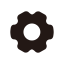Settings Icon (Black) Icon, configuration,gear,settings
