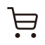 Shopping Cart Icon (White Outline) Icon, shopping cart,e-commerce,outline
