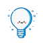 MBE Style Light Bulb Icon, light bulb,idea,innovation