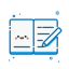MBE Style Notebook Icon, note - taking,notebook,pen