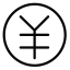 Finance Icon, finance,yen