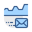 Total Trend of Sending Messages Icon, message trend,statistics