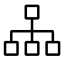 Organization Structure Icon, hierarchy,organization