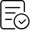 Contract Completed Icon, checkmark,completed,contract