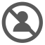 Blacklist Icon, blacklist,person