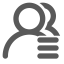 Customer Resource Management Icon, customer management,people