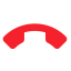 Hang Up Icon, hang up,red phone